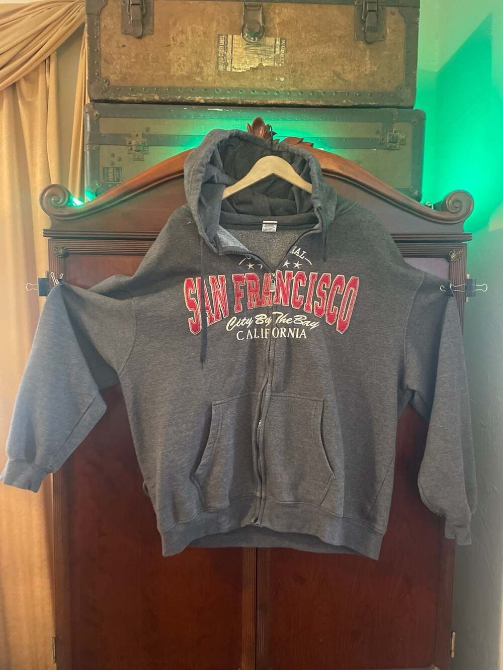 DIMCO Apparel San Francisco City By The Bay Zip-Up Hoodie Size 2XL